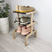 3 Tier Free Standing Shoe Organizer | Natural + Black Rods - Image 2