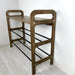 3 - Tier Shoe Rack Bench for Entryway | Walnut Color - Image 3