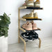 4 - Tier Wooden Shoe Rack for Small Spaces - EvenWood