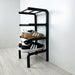 Black Birch Plywood Shoe Rack - 4 - Tier Minimalist Organizer, 8 Pairs - Image 2