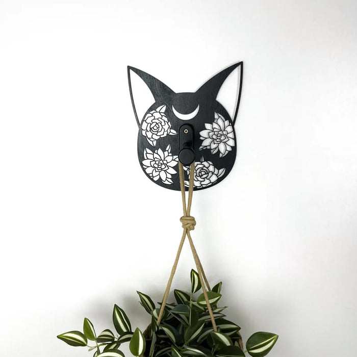 Black Cat Wall Hook - EvenWood