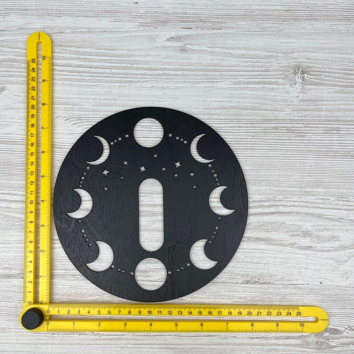 Black Moon Wall Hook for Hanging Plants | 6" - EvenWood