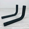 Black Wall Brackets for Minimalist Shelves