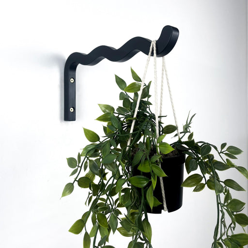 Black Wavy Wall Hook - Image 2