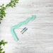 Blue Wooden Plant Pot Holder, 12" x 6" - Image 4