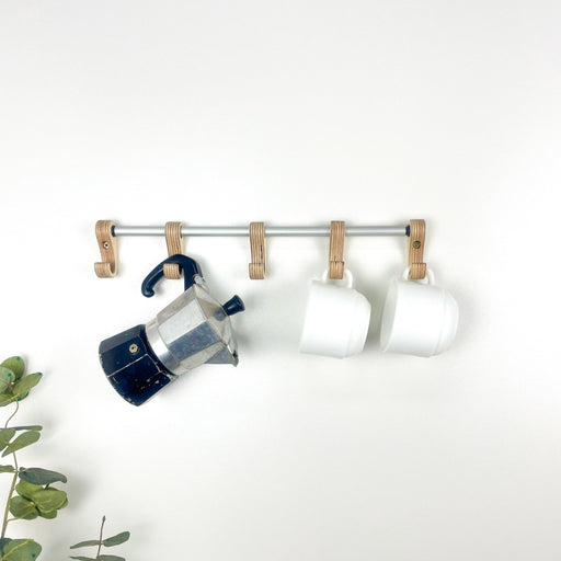 Coffee Tea Mug Hanging Rack for Wall | Plywood - Image 2