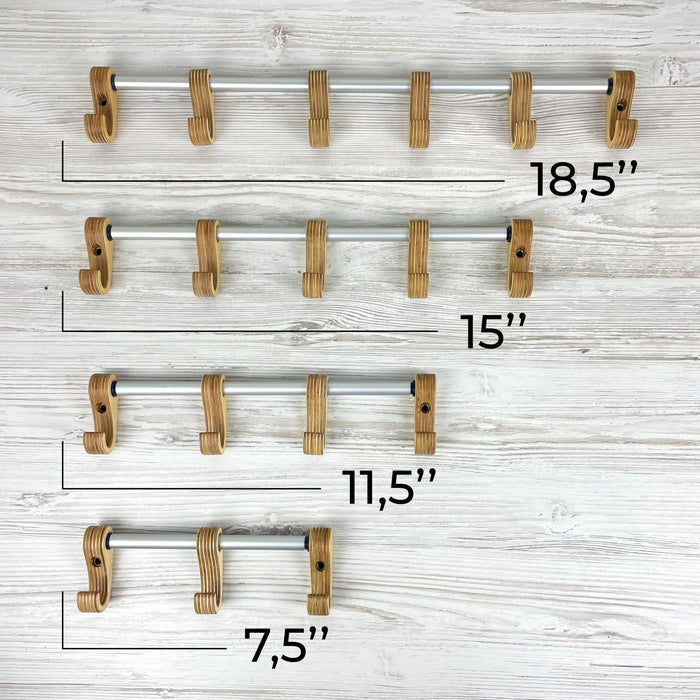 Coffee Tea Mug Hanging Rack for Wall | Plywood - Image 8