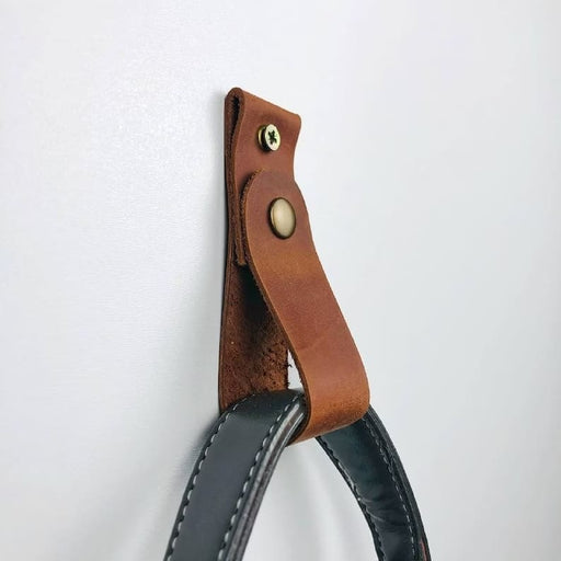 Cognac Wall - Mounted Towel Holder - Image 1