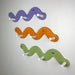 Cute Snake Coat Rack with 3 Hooks | Multi Color - EvenWood