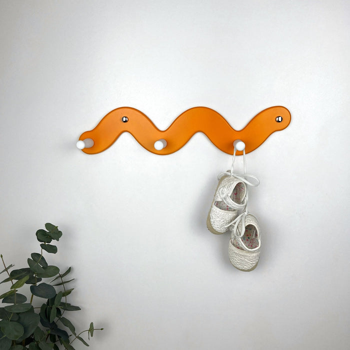 Cute Snake Coat Rack with 3 Hooks | Multi Color - Image 7