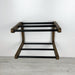 Double Tier Shoe Rack for Wall | Walnut + Black Rods - Image 5