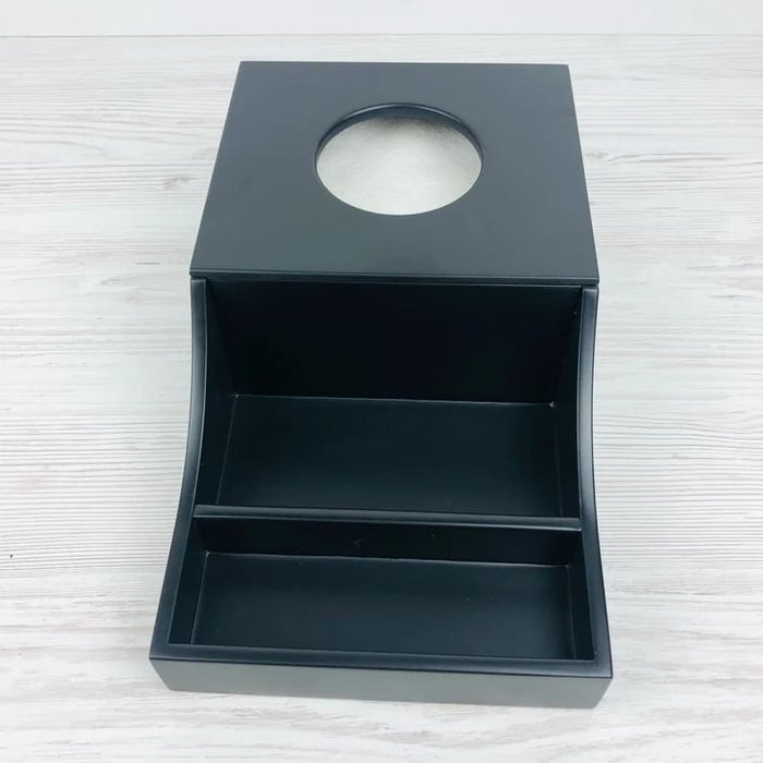 Flat Napkin Salt Pepper Holder Black Color - EvenWood