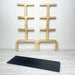 Four - Tier Floor Shoe Organizer Stand | Natural + Black - Image 5
