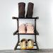 Handcrafted Wooden Shoe Rack – Wall - Mounted Storage System - Image 7