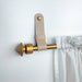Leather Curtain Rod Holders | Beige - Image 1