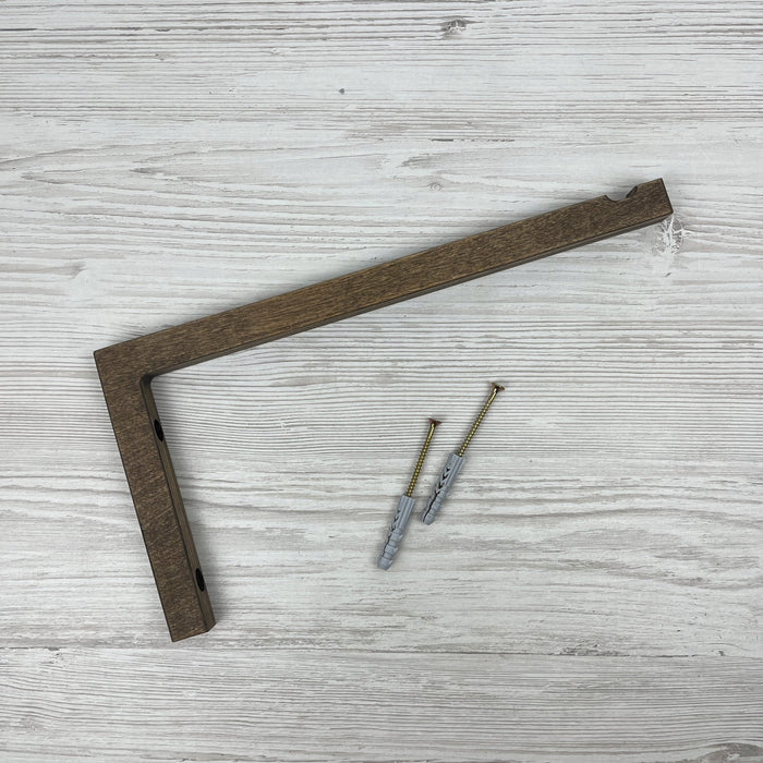 Long Wall Hook for Plants | Walnut Color - EvenWood