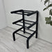 Matte Black Metal Shoe Rack 3 - Tier Entryway Stand | 18 inches - Image 3