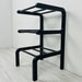 Matte Black Metal Shoe Rack 3 - Tier Entryway Stand | 18 inches - Image 4