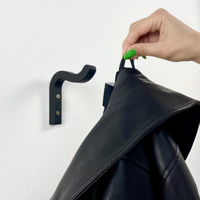 Mini Wavy Wall Hanger | Modern Hook for Towels, Hats & Coats - Image 4