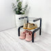 Minimalist Two - Level Shoe Rack | BogOak + Metal Rods - Image 7