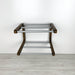 Minimalist Wooden Shoe Rack | Walnut + Silver Rods - Image 4