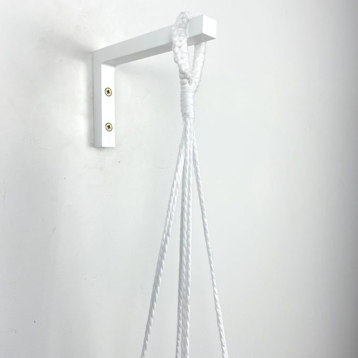 Modern White Plant Bracket | 4" x 6" - Image 2