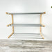 Open Wall - Mounted Shoe Rack Natural Wood + Aluminum - Image 7