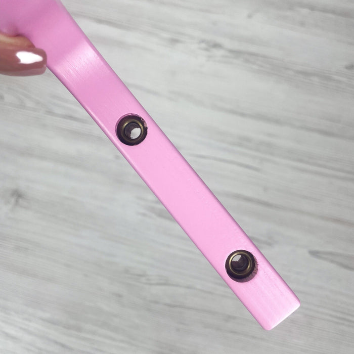 Pink Wooden Plant Pot Wall Bracket, 12" x 6" - Image 5