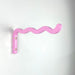 Pink Wooden Plant Pot Wall Bracket, 12" x 6" - Image 3
