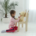 Princess Crown Chair for Girls, Personalized Montessori Stool - EvenWood