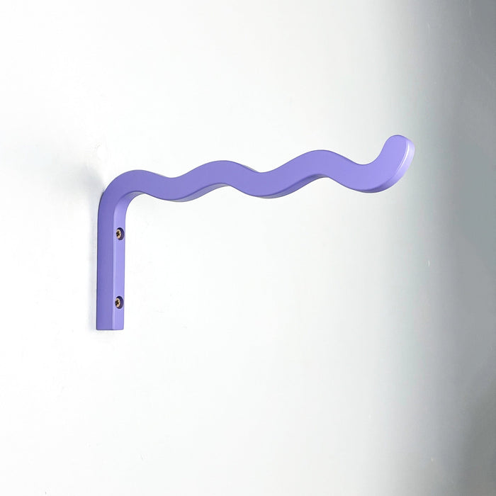 Purple Wooden Plant Pot Bracket, 12" x 6" - Image 2