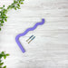 Purple Wooden Plant Pot Bracket, 12" x 6" - Image 3