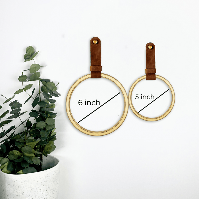 Round Wooden Hand Towel Ring | Natural - Image 8