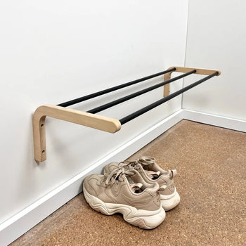 Single Tier Shoe Rack for Wall | Minimalist Shoes Storage