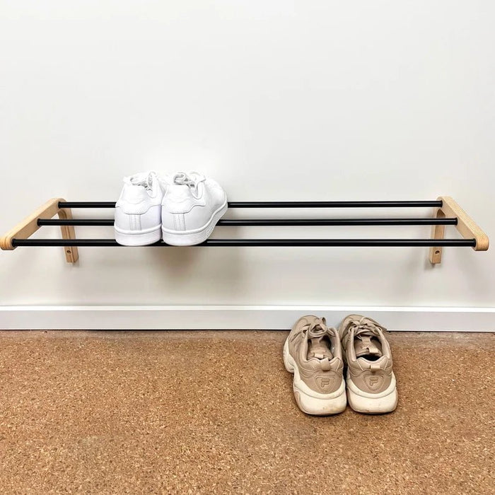 Single Tier Shoe Rack for Wall | Minimalist Shoes Storage