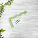 Stylish Green Wooden Wall Bracket, 12" x 6" - Image 3