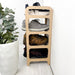 Tall Narrow Wooden Shoe Rack | Entryway Shoe Organizer - Image 2