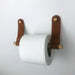 Tan Leather Wall Holder for Toilet Paper - EvenWood