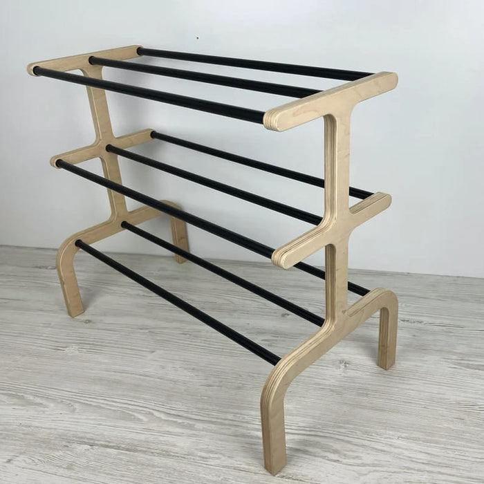 Three - Story Shoe Shelf for the Hallway - EvenWood