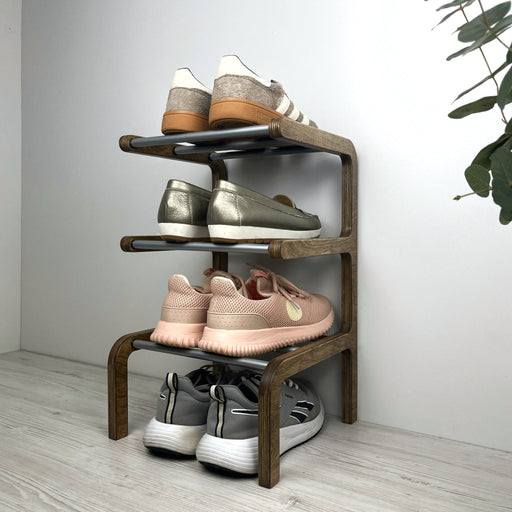 Vertical Entryway Organizer | Space - Saving Shoe Shelf - Image 1