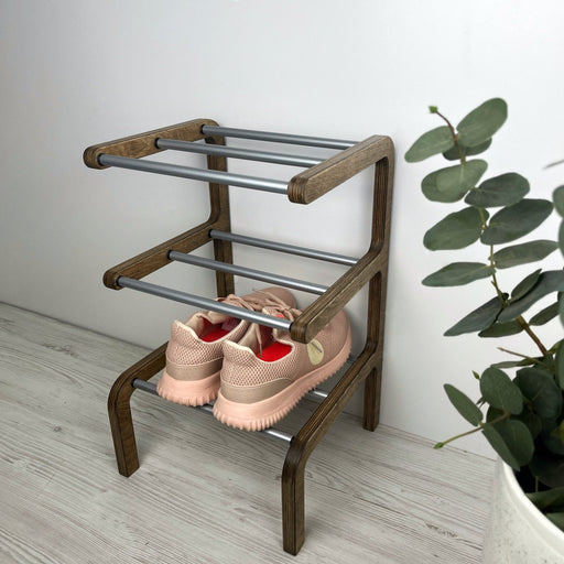 Vertical Entryway Organizer | Space - Saving Shoe Shelf - Image 2