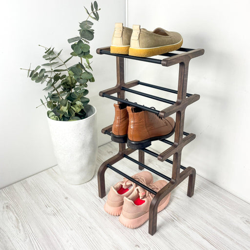 Vertical Shoe Rack with 4 Tiers - Image 2