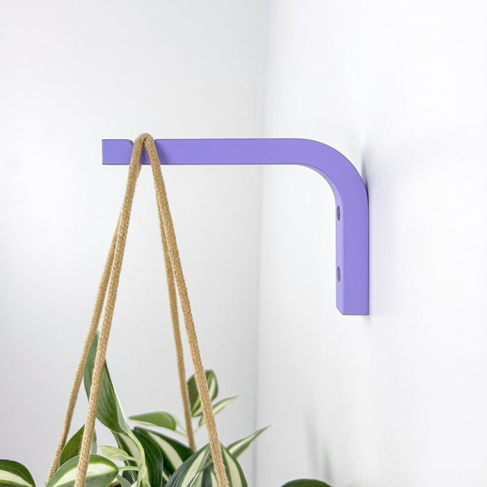 Vibrant Purple Plant Hanger for Wall | 6"x4" - Image 3