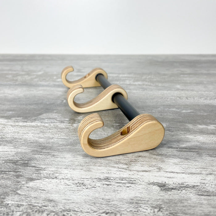 Wall Mount Coffee Hooks Hanger | Wood - Image 7