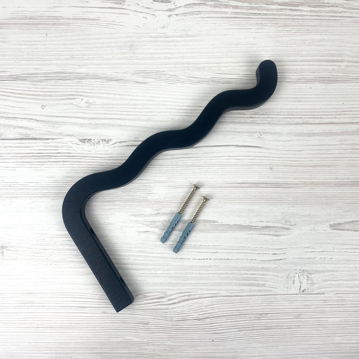 Wavy clothes hanger | Black | 12"x6" - Image 6