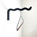 Wavy clothes hanger | Black | 12"x6" - Image 3