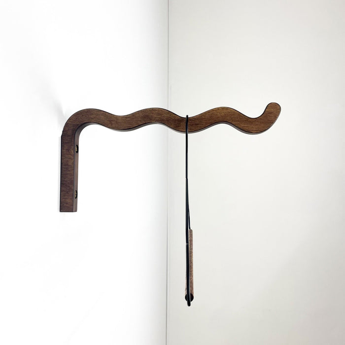 Wavy clothes hanger | Walnut | 12"x6" - Image 4