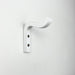 White Wavy Wall Hanger | Modern Hook for Towels, Hats & Coats - Image 3