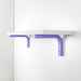 Wood Wall Shelf Brackets | Purple 6"x4" - Image 1