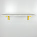 Wood Wall Shelf Brackets | Yellow 6"x4" - Image 2